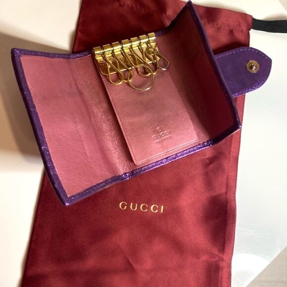 Authentic Gucci Guccissima Key Case - Picture 6 of 8